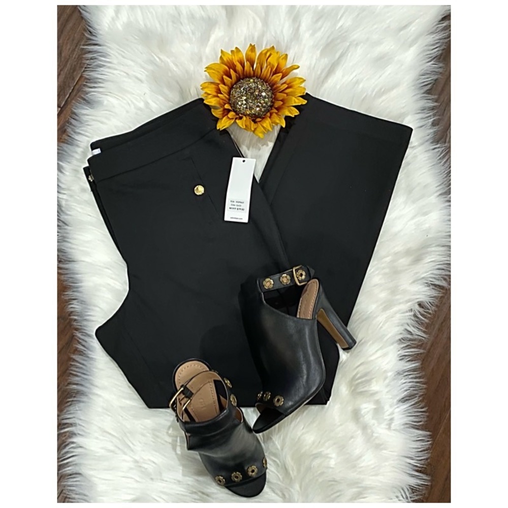 CALVIN KLEIN MID RISE DRESS PANTS